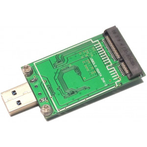 Micro SATA Cables USB 3.0 mSATA SSD Adapter as USB Disk Driver