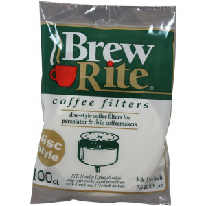 Disc Coffee Filter for 3 and 3.5" Percolator 600 Count Brew Rite