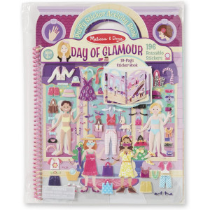 Melissa and Doug Puffy Sticker Activity Book--Day of Glamour
