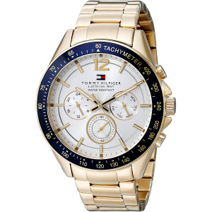 Tommy Hilfiger Men's 1791121 Sophisticated Sport Gold-Tone Stainless Steel Watch