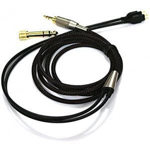 NewFantasia Replacement Audio Upgrade Cable for Sennheiser HD650, HD600, HD580, HD660S, Massdrop HD6XX Headphones 1.5meters/4.9feet