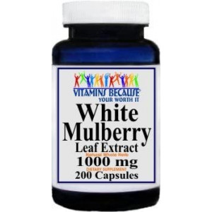 White Mulberry Leaf Extract (200 Capsules) by Certified Seller 5 Star