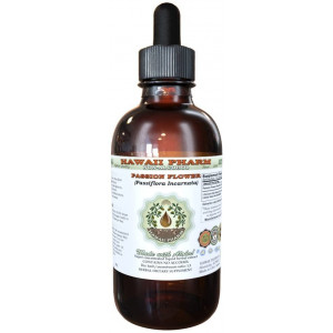 Passion Flower Alcohol-Free Liquid Extract, Organic Passion Flower (Passiflora Incarnata) Dried Herb Glycerite 2 oz