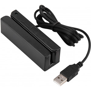 MSR90 USB Swipe Magnetic Credit Card Reader 3 Tracks Mini Smart Card Reader MSR605 MSR606 Deftun