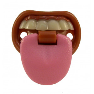 Baby with Attitude Tongue Pacifier, Billy Bob Teeth Pacifier