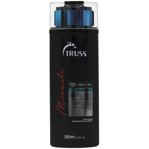 TRUSS Miracle Shampoo - Repairs Damaged Hair, Restores Elasticity and Strength, Provides Shine, Resistance, Softness, Anti-Aging, Color Protection, Daily Shampoo for Men and Women of All Hair Types