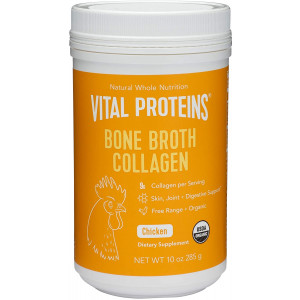 Vital Proteins Organic, Free-Range Chicken Bone Broth Collagen (10oz)