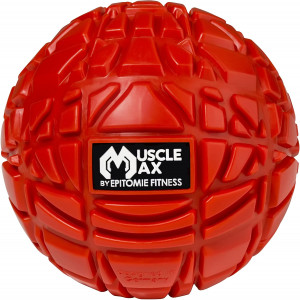 Muscle Max Massage Ball - Therapy Ball for Trigger Point Massage - Deep Tissue Massager for Myofascial Release - Mobility Ball for Exercise and Recovery