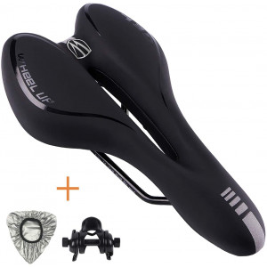 Bike Seat Most Comfortable for Men and Women with Soft Cushion Universal Fit for Exercise Bike and Outdoor Bikes