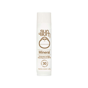 Sun Bum SPF 30 Mineral Sunscreen Lip Balm | Vegan and Reef Friendly (Octinoxate and Oxybenzone Free) Broad Spectrum Natural Lip Care with UVA/UVB Protection | .15 oz