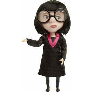 The Incredibles 2 Edna Action Figure Doll in Deluxe Costume and Glasses