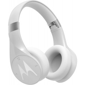 Motorola Pulse Escape + Wireless Over-Ear Headphones - White