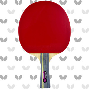Butterfly Nakama S-10 Table Tennis Racket  ITTF Approved Ping Pong Paddle  Wakaba Table Tennis Rubber and Thick Sponge Layer Ping Pong Racket  2 Ping Pong Balls Included