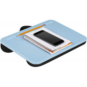 LapGear Compact Lap Desk - Alaskan Blue - Fits Up to 13.3 Inch Laptops - Style No. 43103