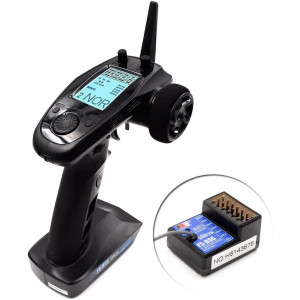 Flysky FS-GT5 6CH AFHDS RC Transmitter w/ FS-BS6 Receiver for RC Car Boat