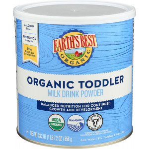 Earth's Best Organic Toddler Milk Drink Powder, Natural Vanilla, 21 oz