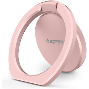 Spigen Style Ring 360 Cell Phone Ring/Phone Grip/Stand/Holder for All Phones and Tablets Compatible with Magnetic Car Mount - Rose Gold