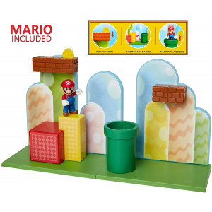 SUPER MARIO Nintendo Acorn Plains 2.5 Figure Playset with Feature Accessories