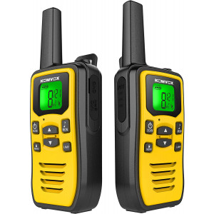 Rechargeable Walkie Talkies for Adults Long Range Handheld Two Way Radio, 2 Way Radio Survival Gear Equipment, 22 Channels 121 Privacy Codes VOX Scan, Alert + LED Flashlight for Camping