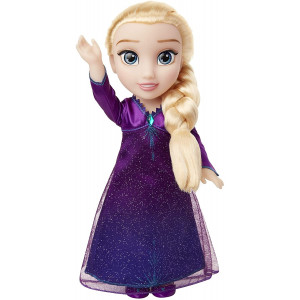 Disney Frozen 2 Elsa Musical Doll Sings Into the Unknown - Features 14 Film Phrases - Dress Lights Up - Ages 3+, 14 In