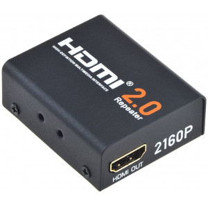 4K2K 1080P 3D HDMI Booster, JerGO HDMI 2.0 Signal Amplifier Repeater Boost Up to 200ft Transmission Distance 18Gbps Bandwidth for HDTV,PS4, Oculus and More (HDMI 2.0)
