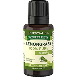 Nature's Truth 100% Pure Lemongrass Essential Oil, 0.51 Fluid Ounce