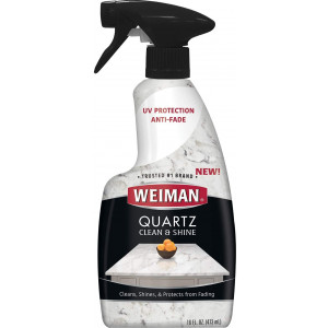 Weiman Quartz Countertop Cleaner and Polish - Clean and Shine Your Quartz Countertops Islands and Stone Surfaces with UV Protection