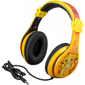 Kids Headphones for Kids Lion King Adjustable Stereo Tangle-Free 3.5mm Jack Wired Cord Over Ear Headset for Children Parental Volume Control Kid Friendly Safe Perfect for School Home Travel