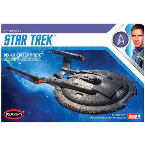 Polar Lights Star Trek NX-01 Enterprise 1:1000 Scale Snap Model Kit