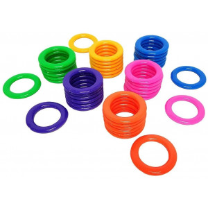 Dondor Enterprises Plastic Cane Rack Rings (30 Piece Pack)