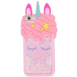 Quicksand Unicorn iPod Touch 7(2019)/Touch 5/Touch 6 Case,Awin 3D Cute Unicorn Dynamic Liquid Bling Glitter Soft Silicone Rubber Case for iPod Touch 5/Touch 6/iPod Touch 7(2019)(Quicksand Unicorn)