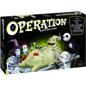 Operation Disney The Nightmare Before Christmas Board Game | Collectible Operation Game | Featuring Oogie Boogie and Nightmare Before Christmas Artwork