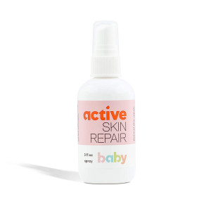 Active Skin Repair Baby Spray  The Safe, Non-Toxic and Natural Baby Spray for Diaper Rash, Cuts, Wounds, Scrapes, Skin Irritations and More. No-Sting (3 oz Spray)
