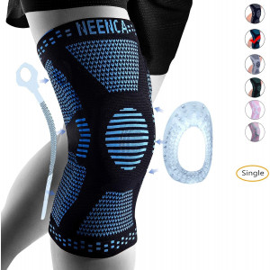 NEENCA Professional Knee Brace,Knee Compression Sleeve Support for Men Women with Patella Gel Pads and Side Stabilizers,Medical Grade  Knee Pads for Running,Meniscus Tear,ACL,Arthritis,Joint Pain Relief