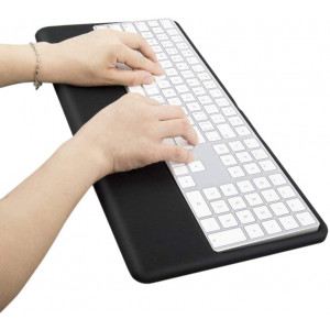 Magic Keyboard Wrist Rest Ergonomic Keyboard Stand Compatible with Wireless Magic Keyboard 2 with Numeric Keypad (Black Silicone)...