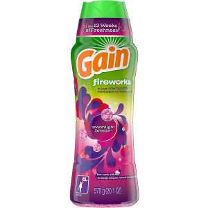 GAIN Gain Fireworks in-Wash Scent Booster Beads, Moonlight Breeze, 20.1 Ounce