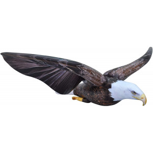 Jet Creations Inflatable American Bald Eagle Stuffed Animal  soar on Wings, Ideal for Safari or Wildlife Theme Parties, Favors, and Decorations, Size 38 inch, an-Eagle