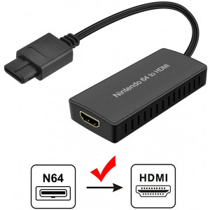 Nintendo 64 To HDMI Converter, HD Link Cable for N64, Nintendo 64 To HDMI Compatible Nintendo 64/ Game Cube/ SNES