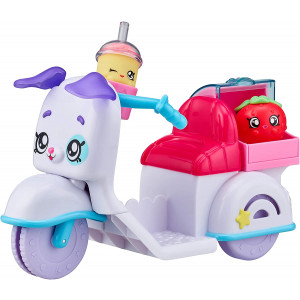 Kindi Kids Fun Delivery Scooter and 2 Shopkins