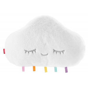 Fisher-Price Twinkle and Cuddle Cloud Soother, Plush Crib-Attach Baby Soother