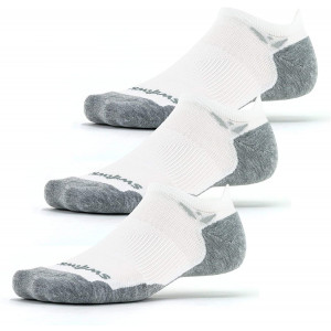 Swiftwick- MAXUS ZERO Tab (3 Pairs) Running and Golf Socks, Maximum Cushion