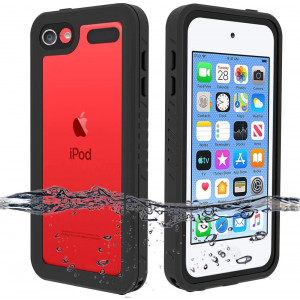 iPod Touch 7 Case, iPod Touch 6 Case, iPod Touch 5 Waterproof Case, BESINPO Full-Body Protective Cover Built-in Screen Protector Dustproof Shockproof Anti-Scratch Case for iPod Touch 7/6/5 Generation