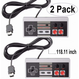 NES Classic Controller [Turbo Edition] for NES Classic Edition Mini,SNES Classic 2017 - Wired Joypad/Gamepad Console with 10 FT Cable [2020 Upgrade]