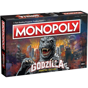 Monopoly Godzilla | Based on Classic Monster Movie Franchise Godzilla | Collectible Monopoly Game Featuring Familiar Locations and Iconic Kaiju Monsters