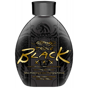 Ed Hardy BLACK XXX Instant Dark Color Tanning Lotion, 13.5 oz