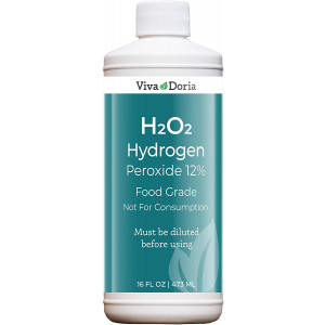 Viva Doria 12% H2O2 Hydrogen Peroxide - Food Grade , 16 fl Oz