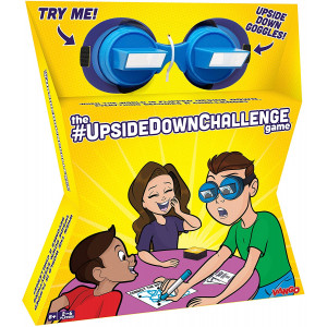 The UpsideDownChallenge Game for Kids and Family - Complete Fun Challenges with Upside Down Goggles - Hilarious Game for Game Night and Parties - Ages 8+