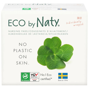 Eco by Naty Absorbent Nursing Pads, Compostable