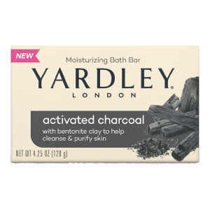 Yardley of London Activated Charcoal Single Bar Soap