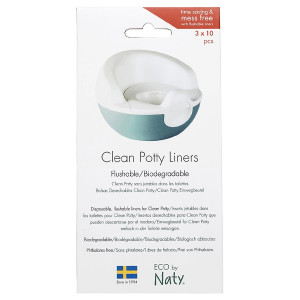 Eco by Naty Clean Potty Flushable Biodegradable Liners